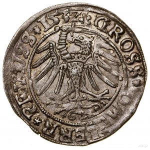 Grosz, 1532, Toruń; końcówki legend PRVS / PRVSS; Białk...