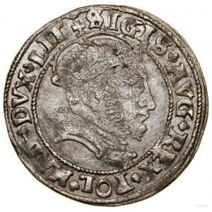 Lithuanian foot penny, 1546, Vilnius; ends of inscription L...