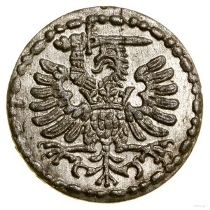 Denár, 1581, Gdansk; CNG 126.III, Kop. 7419 (R3), Kurp....