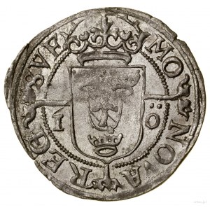 1 öre, 1597, Sztokholm; Aw: Postać władcy w zbroi, trzy...