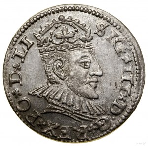 Trojak, 1590, Ryga; mała głowa króla; Iger R.90.1.d, al...