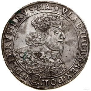 Thaler, 1641, Bydhošť; Av: poprsí panovníka ve zdobeném...