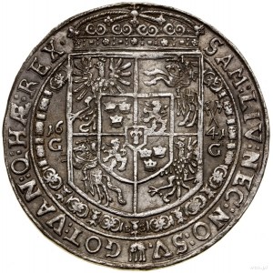 Thaler, 1641, Bromberg (Bydgoszcz); Av: Büste des Herrschers in verziertem...