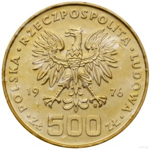 500 zloty, 1976, Warsaw; Tadeusz Kosciuszko (1746-1...