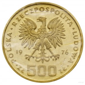 500 zloty, 1976, Warsaw; Kazimierz Pulaski (1747-17...