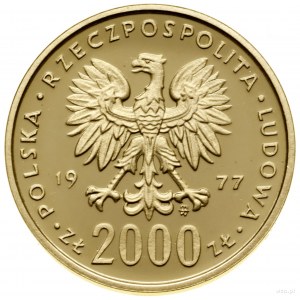 2,000 gold, 1977, Warsaw; Frederic Chopin (1810-18...