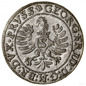 Grosz, 1596, Królewiec; Schrötter 1296, Slg. Marienburg...