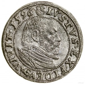 Grosz, 1596, Królewiec; Schrötter 1296, Slg. Marienburg...