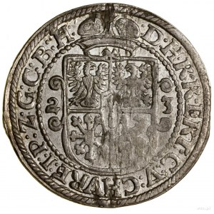 Ort, 1623, Królewiec; popiersie w płaszczu elektorskim ...