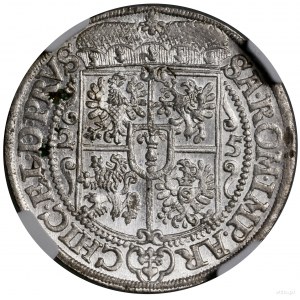 Ort, 1625, Królewiec; popiersie księcia w płaszczu elek...