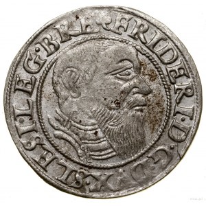 Grosz, 1545, Legnica; F.u.S. 1370, Kop. 4925 (R); monet...