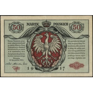 50 marek polskich; 9.12.1916; „Jenerał”, seria A, numer...