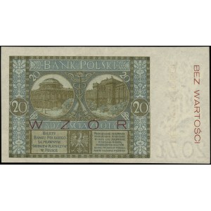 20 złotych, 1.03.1926; seria I, numeracja 0245678, po o...