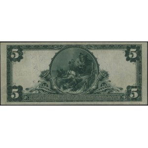 5 dolarów, 25.02.1903; podpisy Lyons i Roberts, numerac...