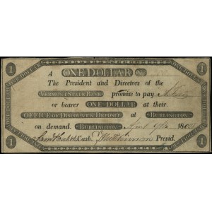 1 dolar, 9.04.1800; numeracja 400; Haxby -, Newman -, P...