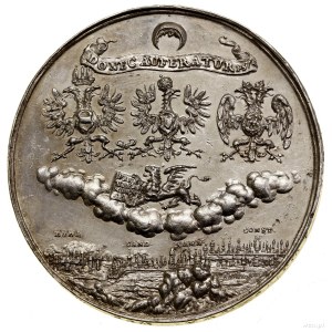 A medal commemorating the formation of the anti-Turkish Holy League...