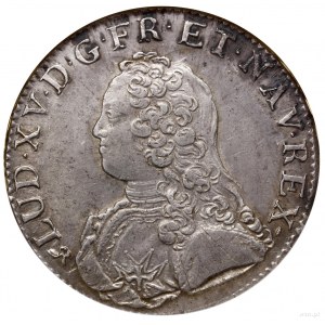 Écu aux lariers, 1736 B, Rouen; Ciani 2117, Droulers 81...
