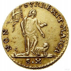 10 scudi, 1762, Valletta; Fr. 36, KM 270; złoto, 7.86 g...