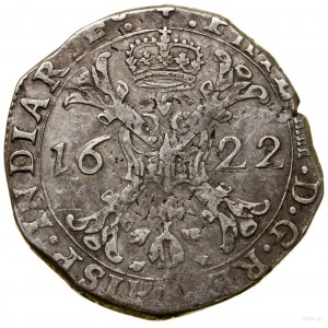 1/2 patagona, 1622, Dole; znak inicjalny na awersie - k...