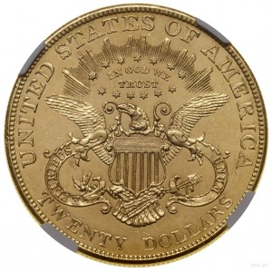 20 dolarów, 1904, Filadelfia; typ Liberty Head, z motto...