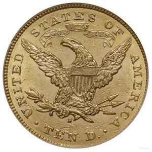 10 dolarów, 1881 S, San Francisco; typ Liberty Head, z ...