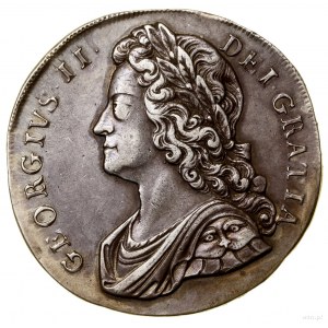 1 korona, 1732, Londyn; z napisem SEXTO na obrzeżu; KM ...