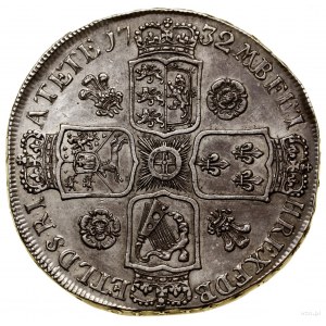 1 korona, 1732, Londyn; z napisem SEXTO na obrzeżu; KM ...