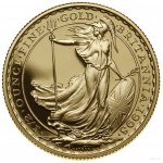 Britannia Goldmünzensatz, 1998, London; in ...
