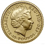Súbor zlatých mincí Britannia, 1998, Londýn; v...