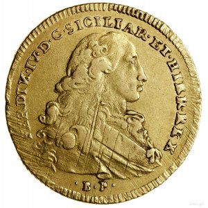6 ducati (Dukaten), 1770, Neapel; CNI XX/574/76, Fr. 84....