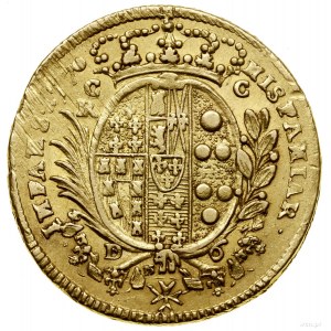 6 ducati (ducats), 1770, Naples; CNI XX/574/76, Fr. 84....