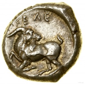 Stater, (asi 425-400 pred n. l.); Av: nahý mladík s bičom....