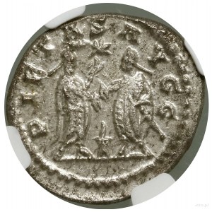 Antoniniánská mince, (255-256), Samosata; Av: Busta...