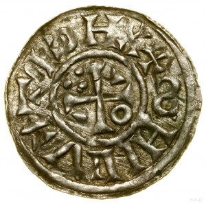 Denar, (1002-1009), Nabburg, mincerz Ag; Aw: Krzyż grec...
