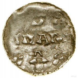 Denarius, (ca. 990); Av: Small cross, around O-T-T-O, ...GRA (....