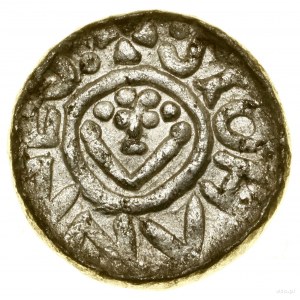 Denar, (1097-1107), Wrocław; Aw: Monogram SI, BOLEXLAVS...