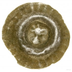 Brakteat, (začiatok 14. storočia); Busta orla vpravo, v rohu...