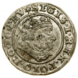 Grosz, 1540, Gdansk; on obverse end of PRV legend; B...