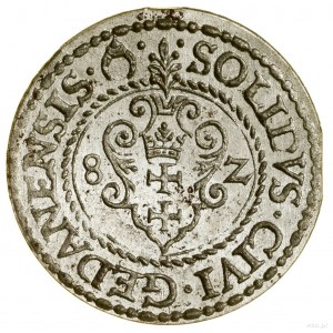 Szeląg, 1582, Gdańsk; CNG 128.IV, Kop. 7430 (R), Kurp. ...