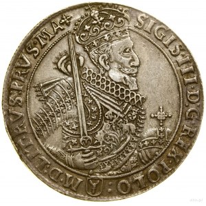 Thaler, 1628, Bygdoszcz; Av: Büste des Königs mit Schärpe nach...