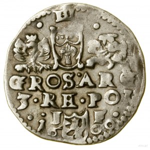 Trojak, 1600, Lublin; popiersie króla w kołnierzu (bez ...