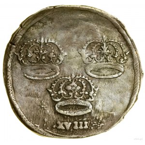 Ort, bez data (1656), Toruň; Av: Busta Karla Gustava...