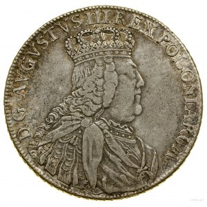 Thaler, 1754 EDC, Leipzig; Av: Büste des Königs nach rechts, D ...