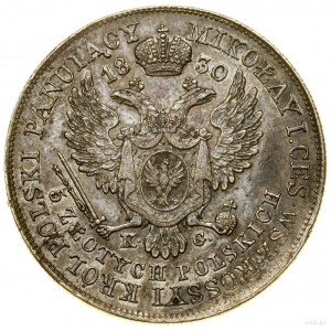 5 Gold, 1830 KG, Warschau; Sorte mit Buchstaben K - G ...