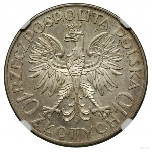 10 złotych, 1933, Warszawa; Romuald Traugutt - 70. rocz...