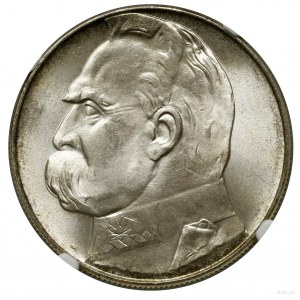 10 złotych, 1939, Warszawa; Józef Piłsudski; Kop. 3008,...