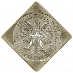 Klipa 10 złotych, 1933, Warszawa; Jan III Sobieski - 25...