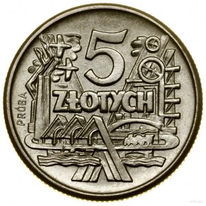 5 złotych, 1959, Warszawa; Symbole Gospodarki Narodowej...