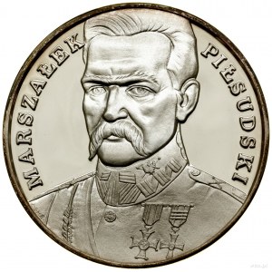 200.000 złotych, 1990, Solidarity Mint (USA); Józef Pił...