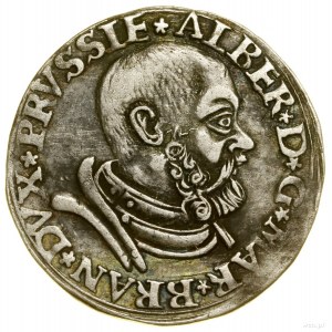 Trojak, 1530, Królewiec; wokoło księcia w legendzie odm...